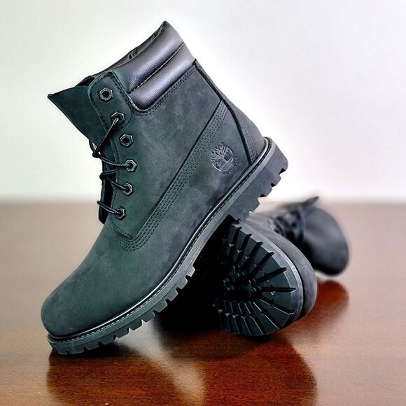 Timberland Waterville 6 Womens Black Boots Leather - Picture 1 of 14